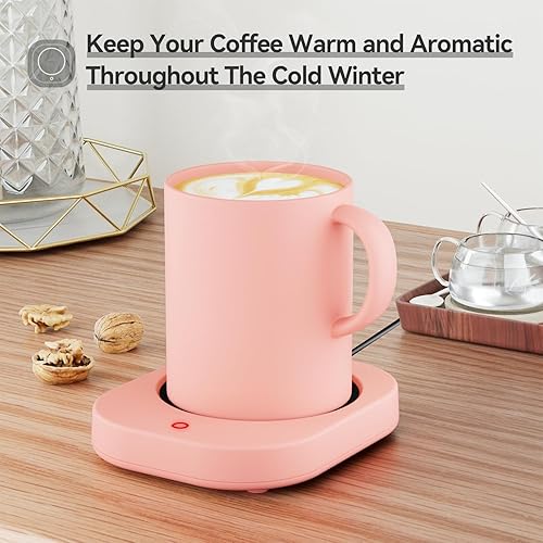 Miniatura 4 de Calentador de cera derretida para velas en frascos, libera de forma segura aromas sin llama, calentador de tazas de café para escritorio de