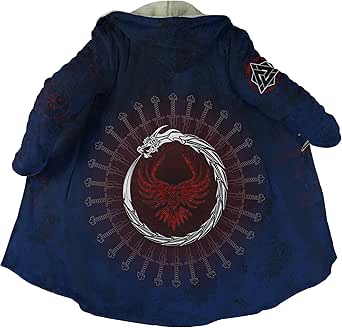 Amazon.com: Viking Myth Unisex Plus Size Coat 3D Tattoo Jörmungandr in ...