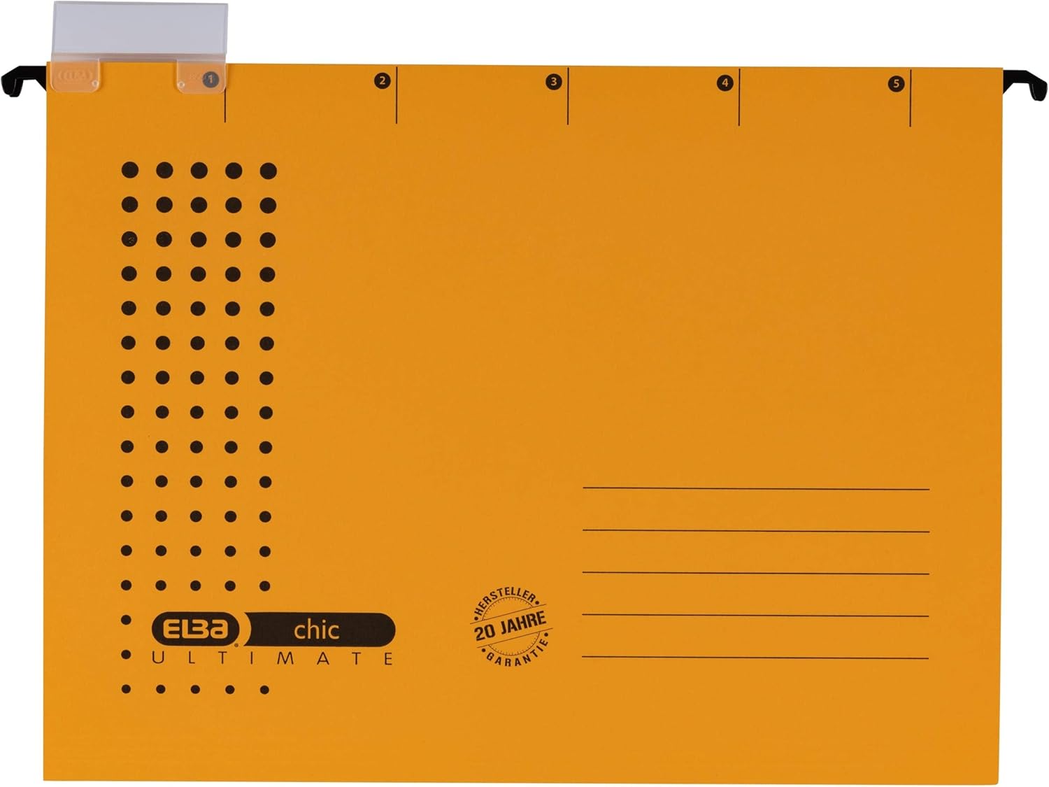 Elba Chic Ultimate 85740GB Suspension File with Open Sides Pack of 25 Yellow