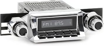 RetroRadio Compatible with 1957 Chevrolet Bel Air Features Include Bluetooth, AUX, AM/FM LACB-M1-104-252-51P-74PC