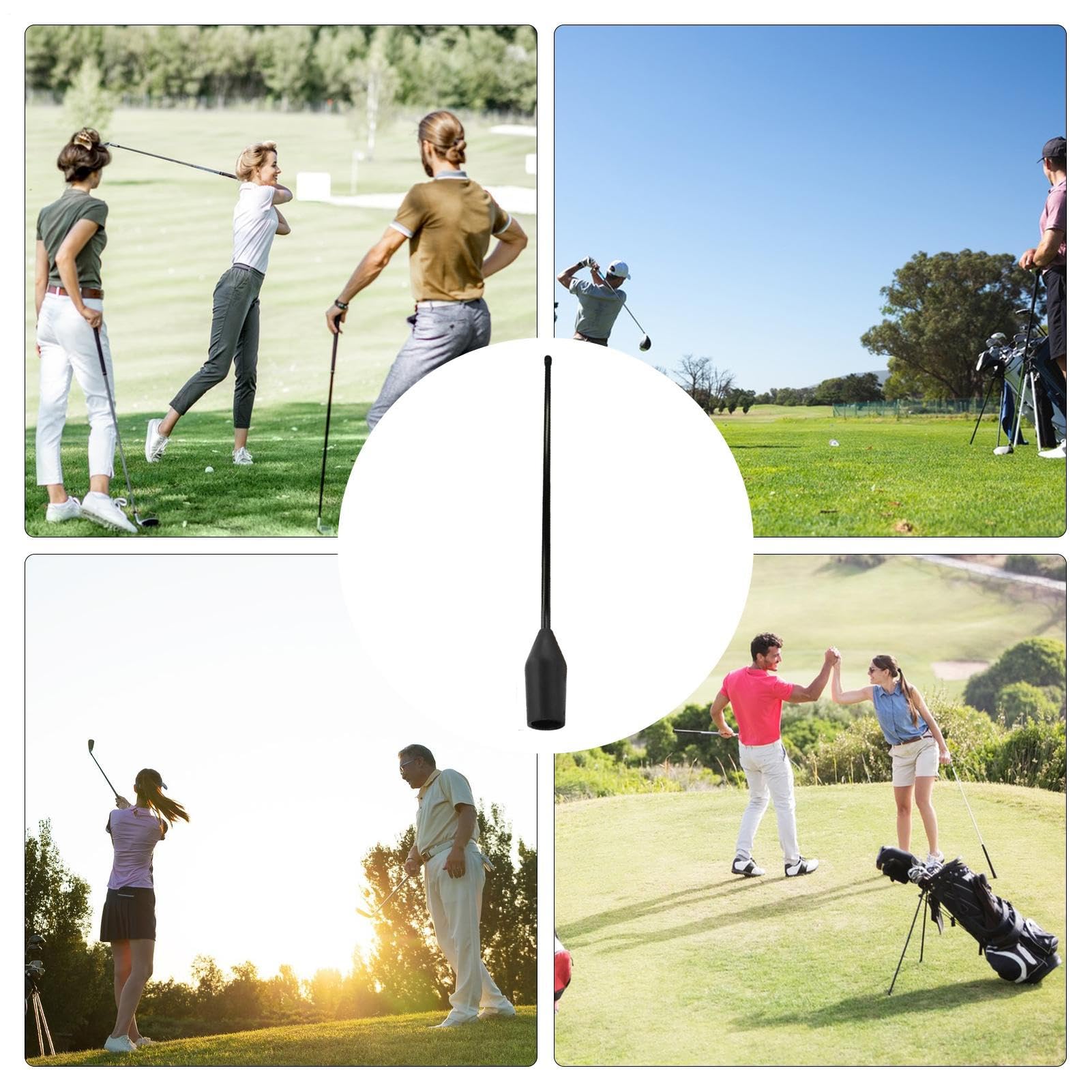 Golf-Schwingtrainer: Golfschläger-Korrekturwerkzeug, Aufwärmübung, Hilfe für das Distanzkontrolle-Training, Entwicklungszubehör D