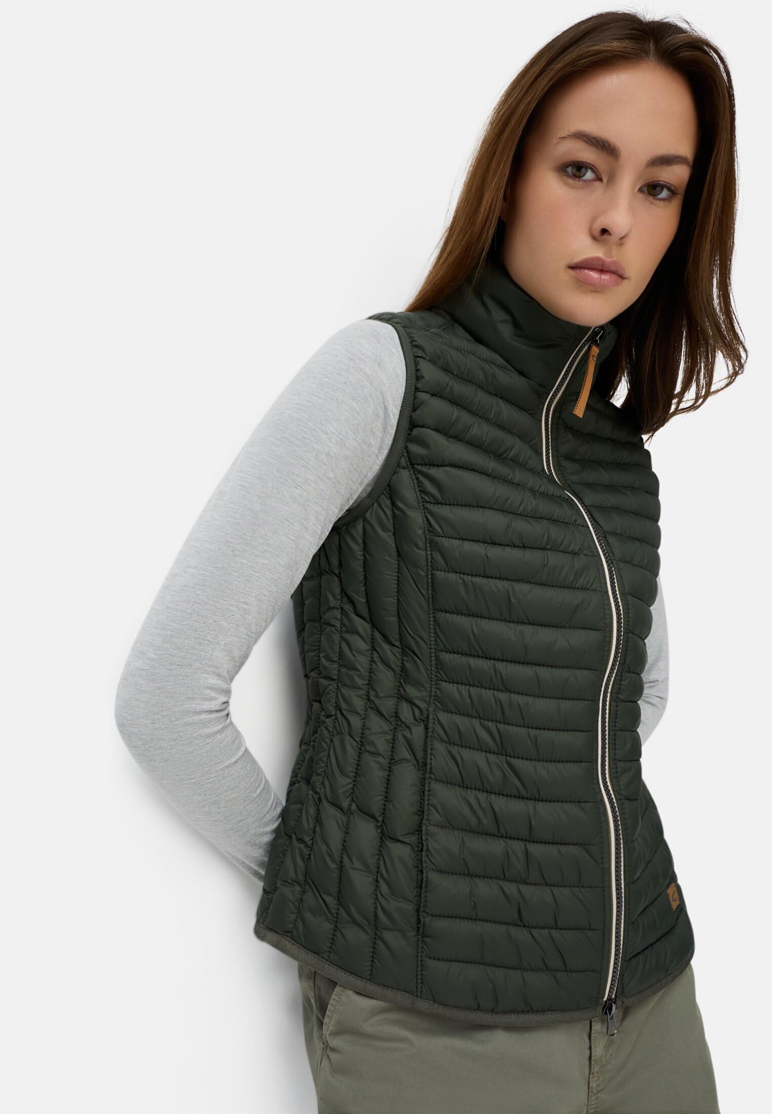 camel active Damen Steppweste | winddicht & wasserabweisend | Outdoor Weste