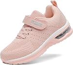 Kids Running Shoes for Boys and Girls, Lightweight Breathable Cushion Sneakers, Athletic Tennis Walking Sports Shoes