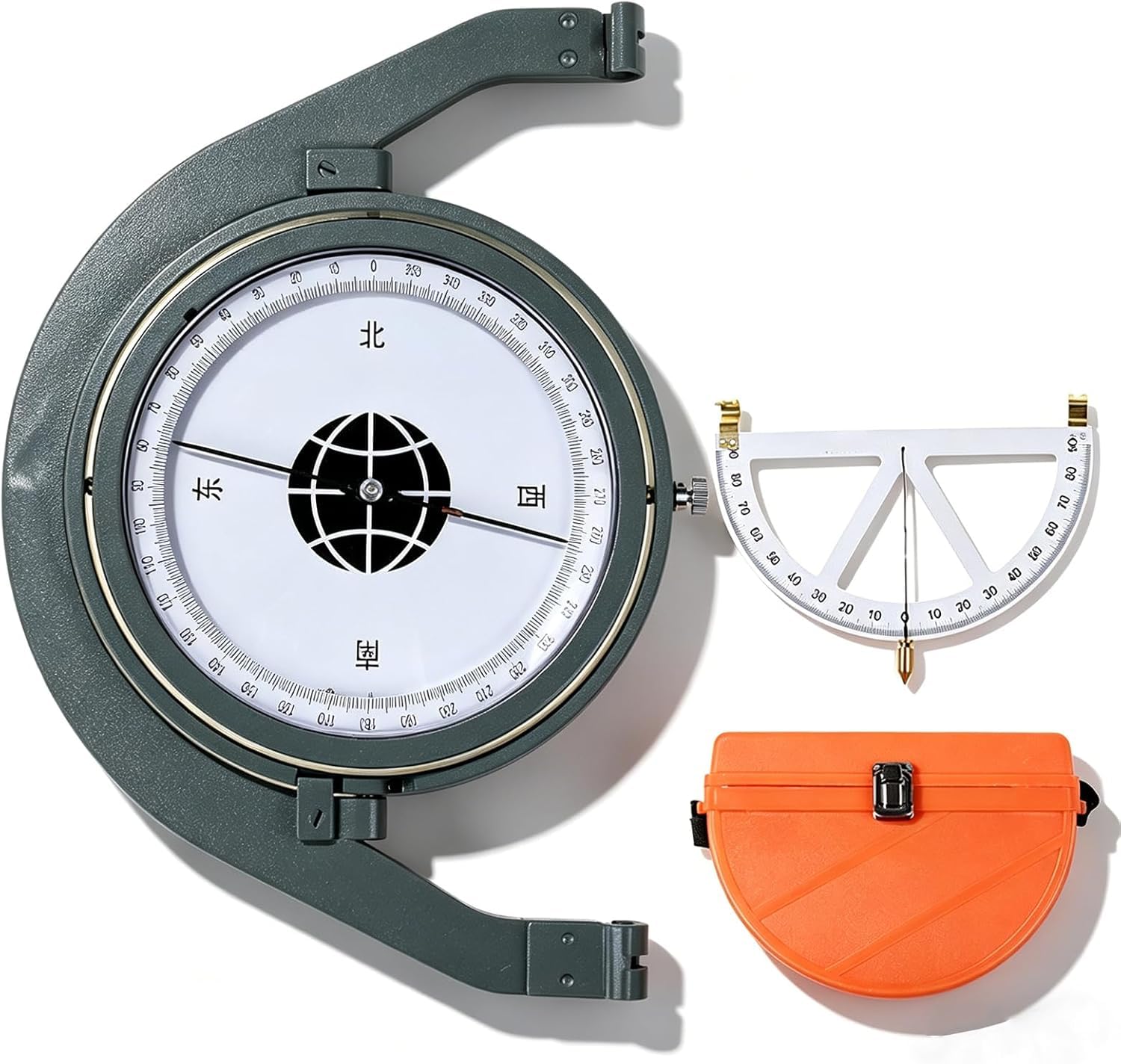 Bussola da miniera con indicatore di inclinazione, gradiometro antimagnetico, precisione 30', livelli automatici, ideale per misurazione della direzione, geologi e geometri