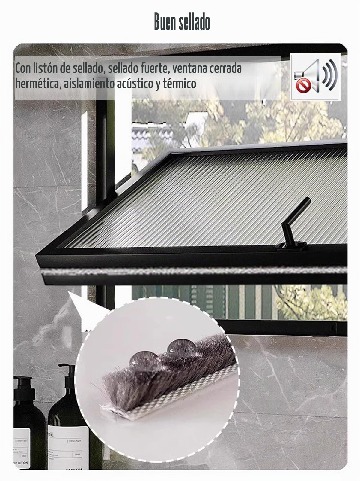 Ventanas Batientes Ventana Rectangular Para Casa, Ventana Corrediza Con Marco De Metal Ventilado De Repuesto, Ventana De Vidrio Templado Giratoria De 360° Para Sótano, Garaje Y Baño(White,80x30 cm/31.