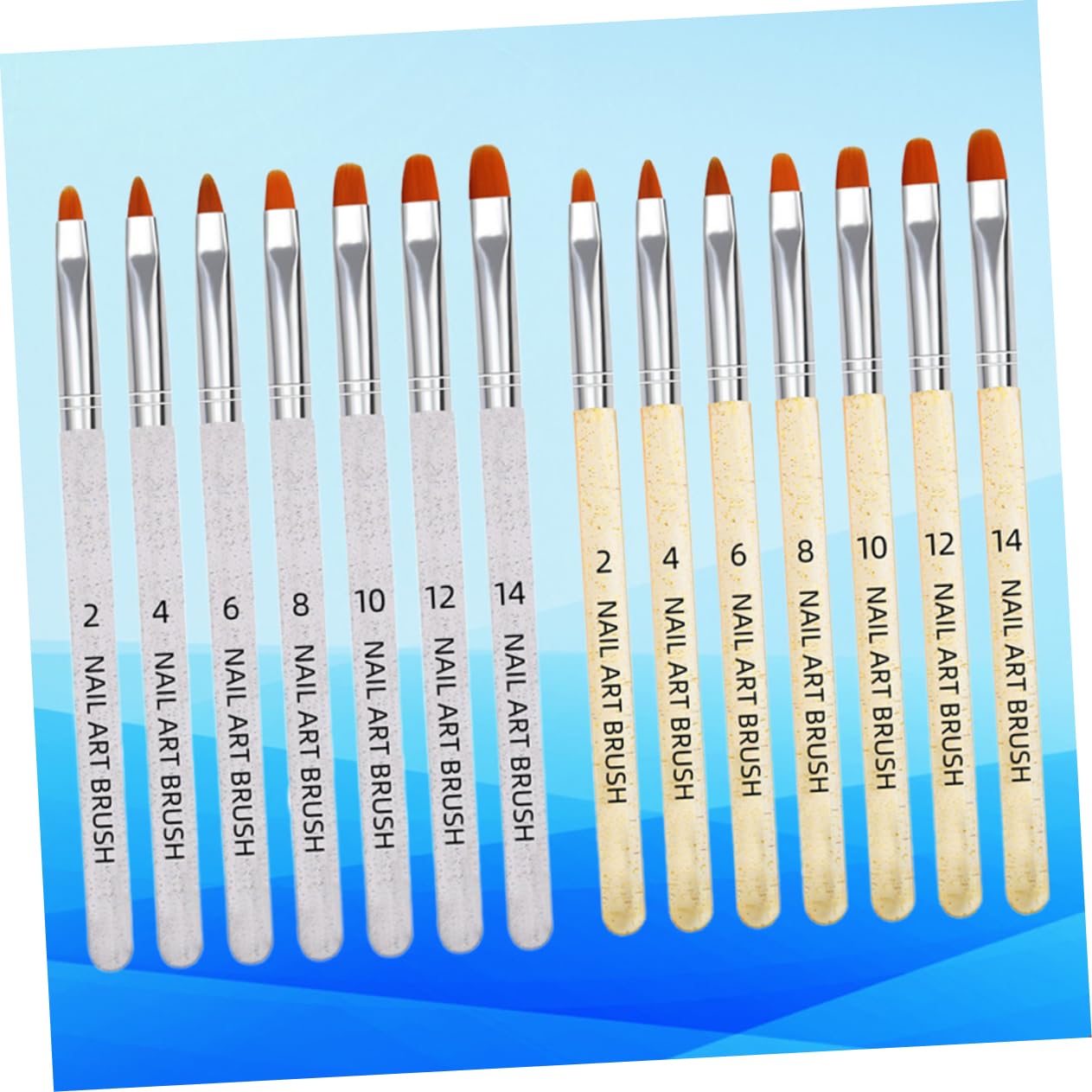 Healvian Set Di 3 Pennelli Per Nail Art Pennelli Per Punteggiatura Pennelli Per Pittura Pennelli Per Manicure Facili Da Usare 14 Pezzi*3