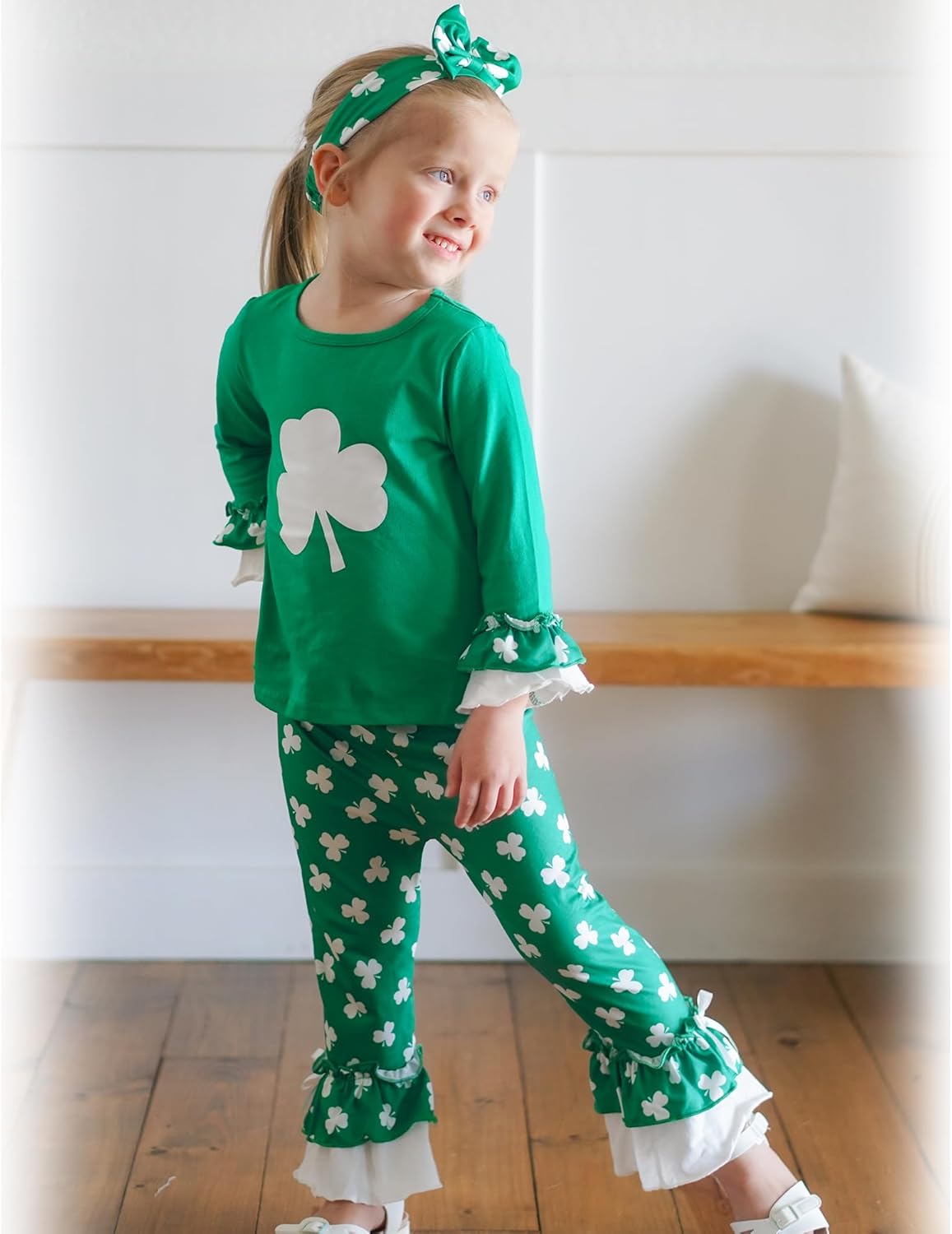 HINTINA Toddler Baby Girl Bell Bottom Outfits - Image 2