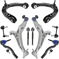 Vista 615 de Detroit Axle - Kit de suspensión frontal de 10 piezas para Dodge Avenger 2008-2014, Chrysler Sebring 2007-2010, 2 brazos de control inferiores, 2