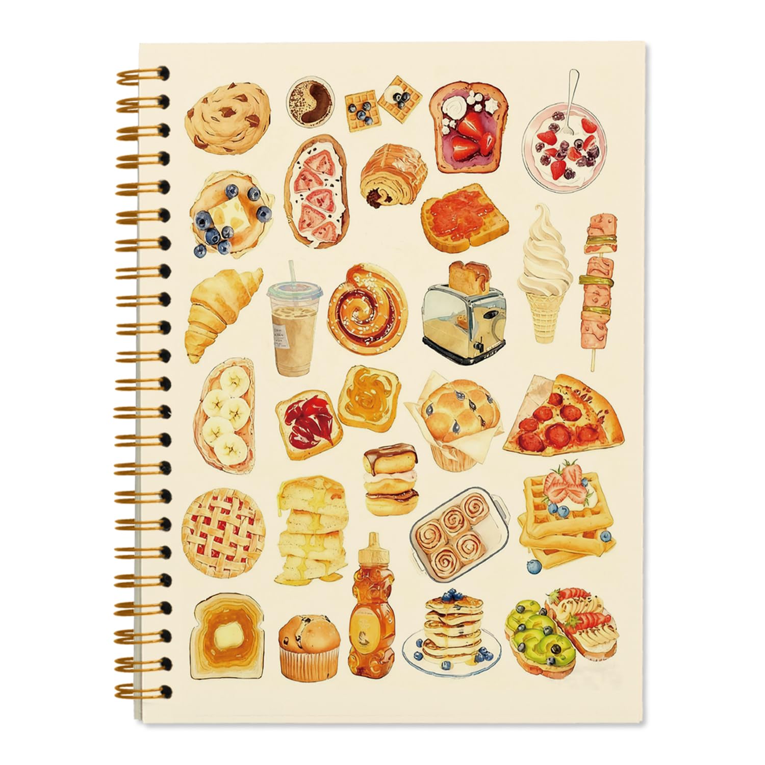 Simpatico libro di ricette vuoto per donne e ragazze, quaderno con torta per università, scuola, ufficio, appunti, diario di cucina, regalo per donne, adolescenti, ragazze amanti della cucina
