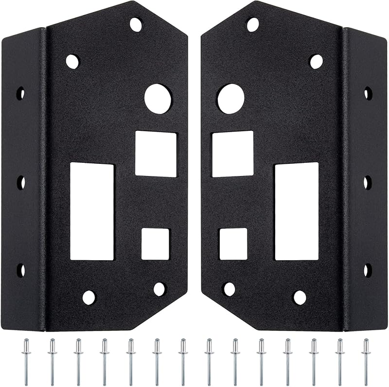 Kit de chapas de reforço para maçaneta da porta Prosentuo Ford Bronco F-150 F-250 F-350 1980–1997 – 2 unidades