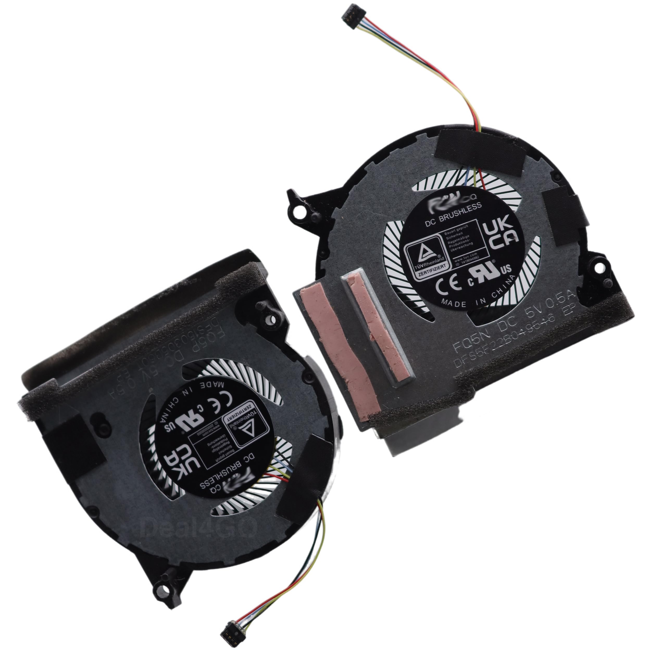 Deal4GO Sostituzione della ventola di raffreddamento grafica CPU e GPU per console portatile da gioco ASUS ROG Ally RC71L NR2301L (2023)