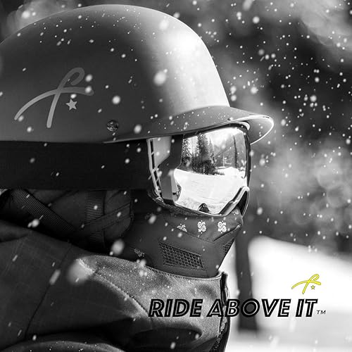 Miniatura 3 de Pasamontañas de media cara para clima frío de invierno. Usa este pasamontañas para snowboard, esquí, motocicleta. (Muchos colores)