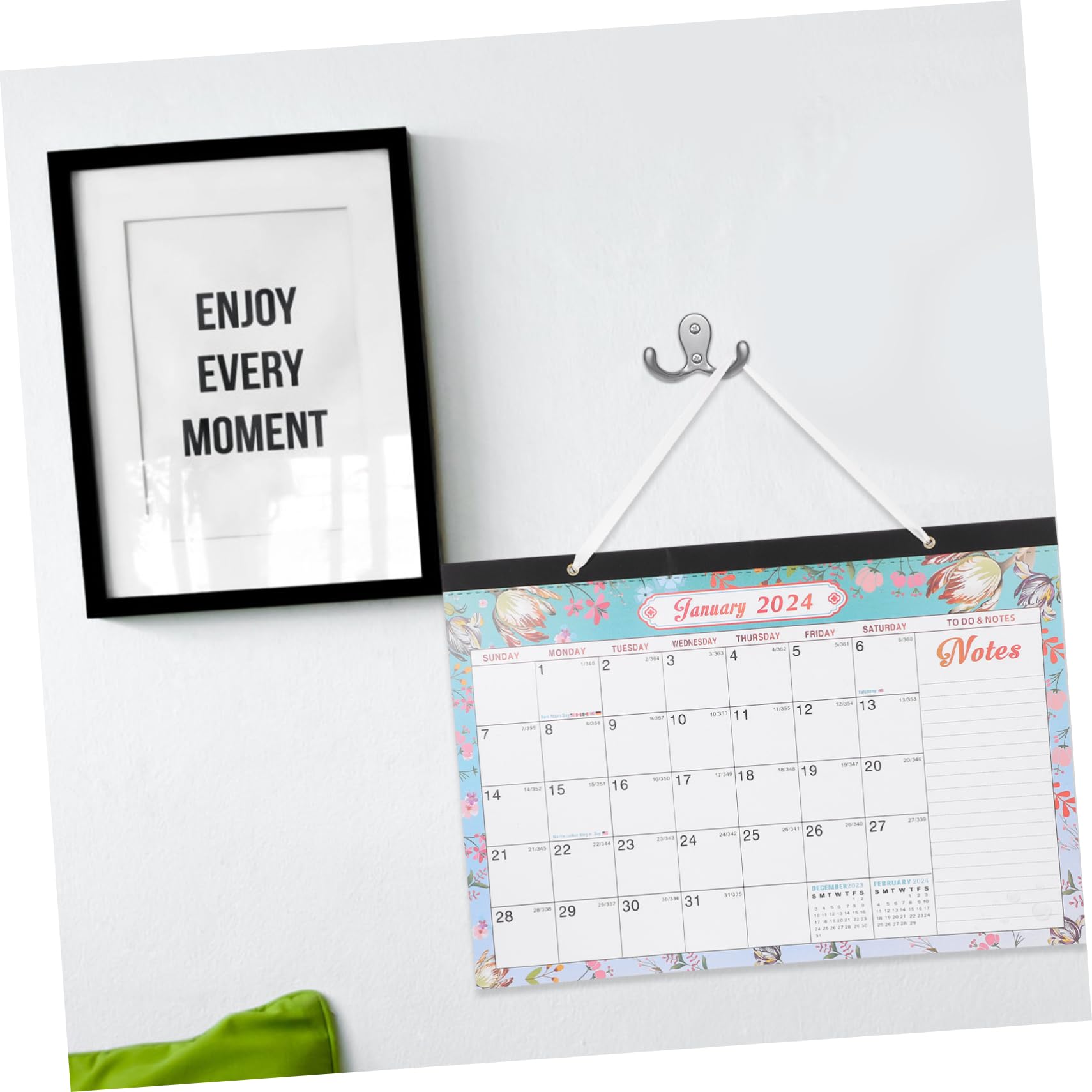 VILLCASE 3piezas Calendario De Pared Mensual Inglés Planificación De Festivos Para Oficina Para Recordatorios y Organización Mensual