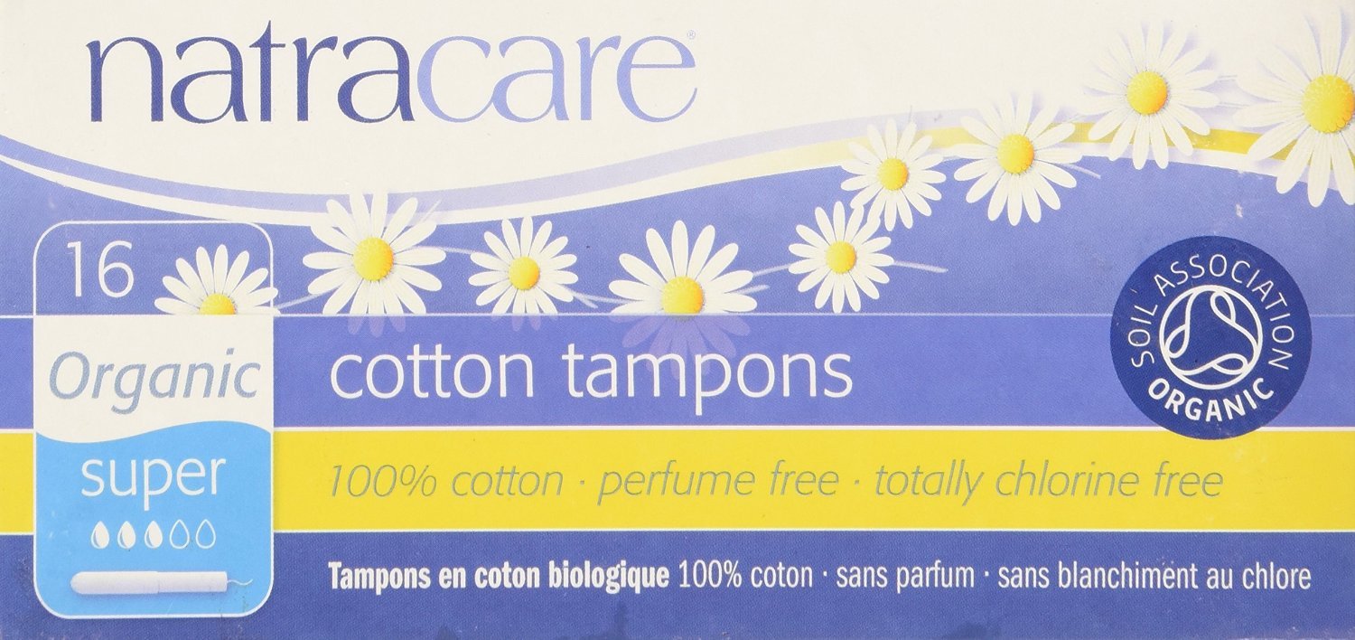 Natracare Organic Cotton Tampons Super, 16 CountSoil AssociationSoil AssociationSoil Association