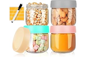 Glass Baby Food Containers with Lids