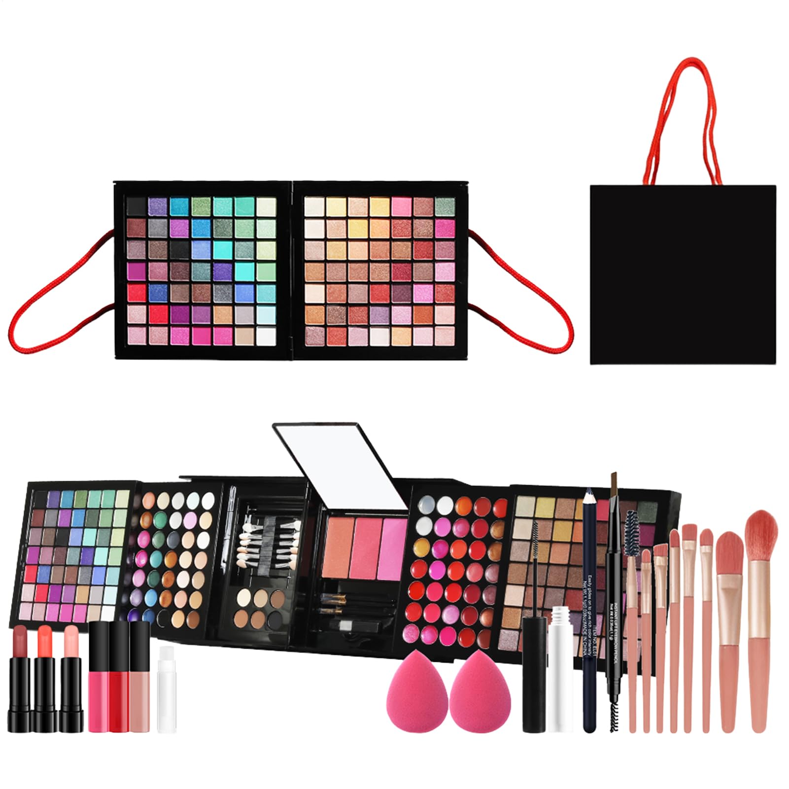 Make-up Set Damen Komplett Set Full Set Kosmetik Set für Frauen Mädchen | Palette Anfänger