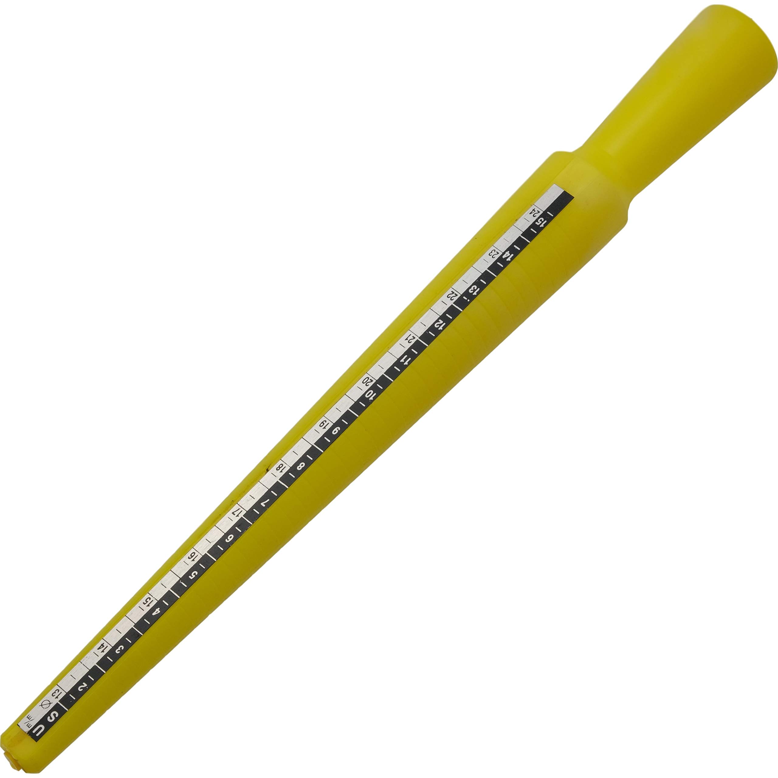 US Mm Cu Ring Size Gauge BENCH WIZARD 10-Inch Plastic Ring Sizing Stick ...