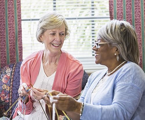 Miniatura 5 de Weabetfu Aguja de tejer de metal de aluminio, color recto, de un solo punto, longitud de 10 pulgadas para tejer hecho a mano, tamaño US 11 (0.315 in)