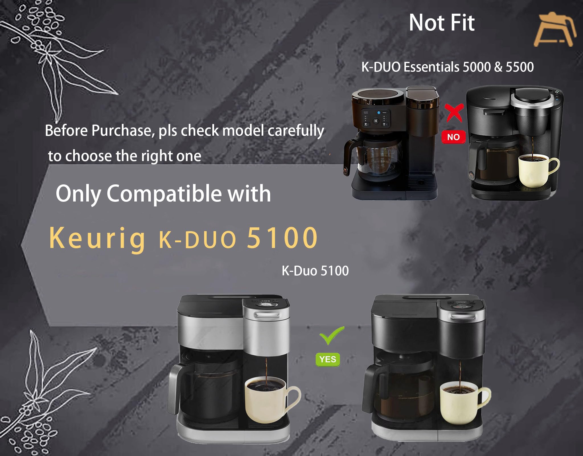 Amazon.co.jp: 12カップのカラフェ交換用。keurig-K Duoシングルサーブ 