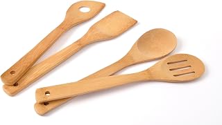 GRÄWE Bamboo 4 Piece Table Spoons Set