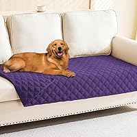 Vista 42 de Smiry Funda Impermeable para Cama de Perro Manta para Mascotas, Manta Suave y Lavable para Perros para Muebles Cama Sofá Sillón Reversible, a