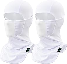 LONGLONG Balaclava Face Mask- 2 Pcs Sun Protection Mask Dustproof, Breathable Summer Full Face Cover for Motorcycle, Cycling