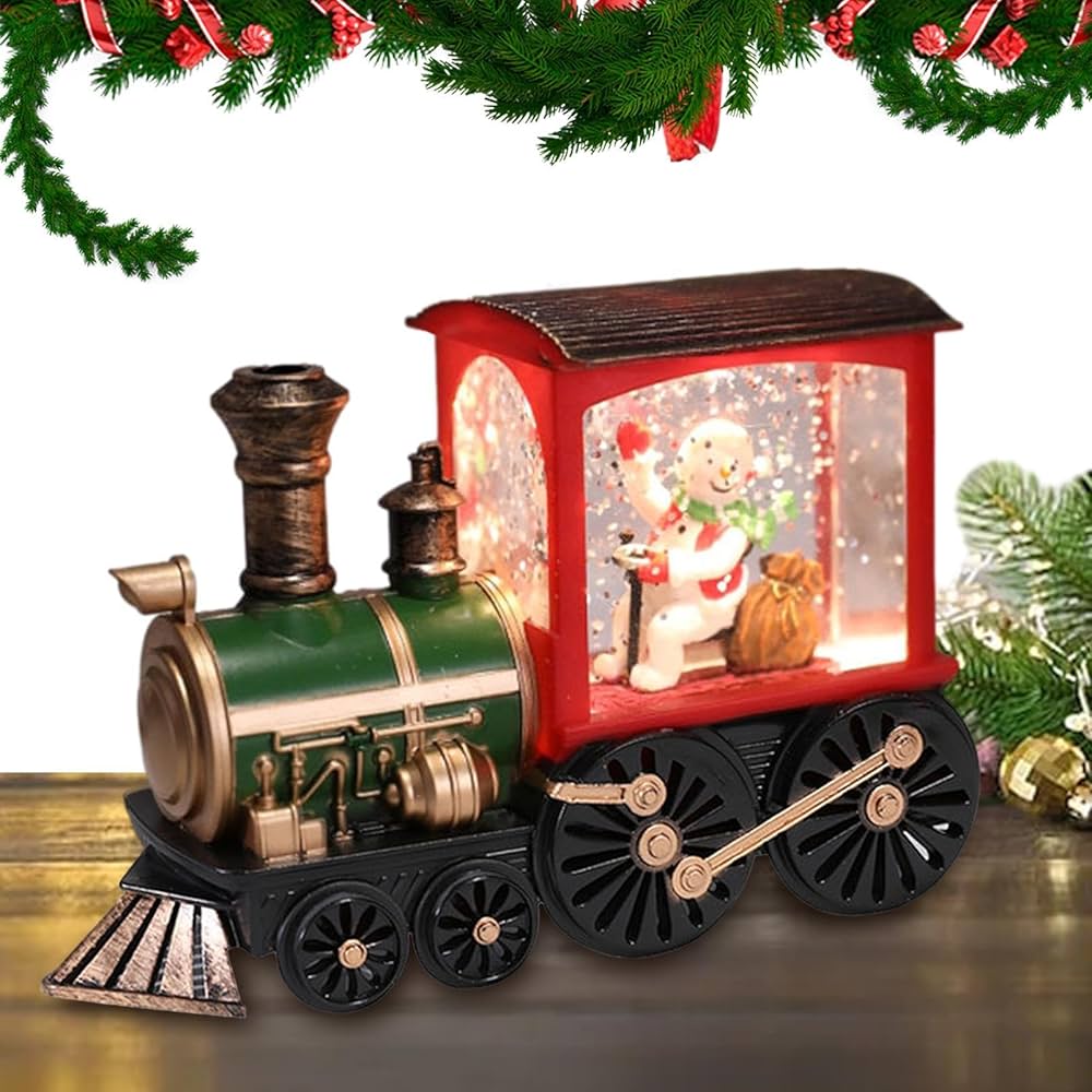 クリスマススノードームと列車セット 楽天市場】限定品 クリスマス オルゴール 置物 SL 機関車 スノー