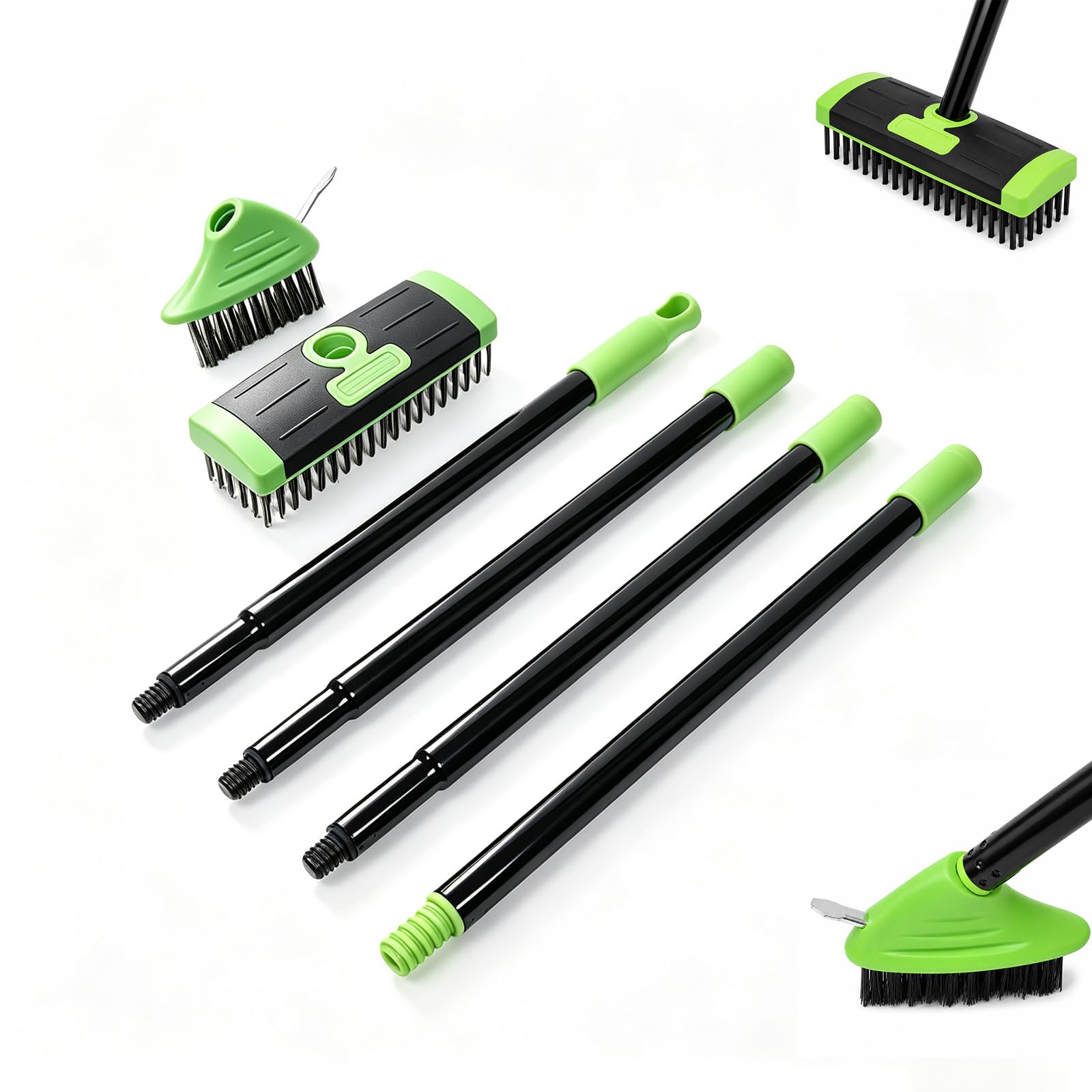 Ensemble Combo De Brosses À Mauvaises Herbes Polyvalentes 3-en-1 (#Set)