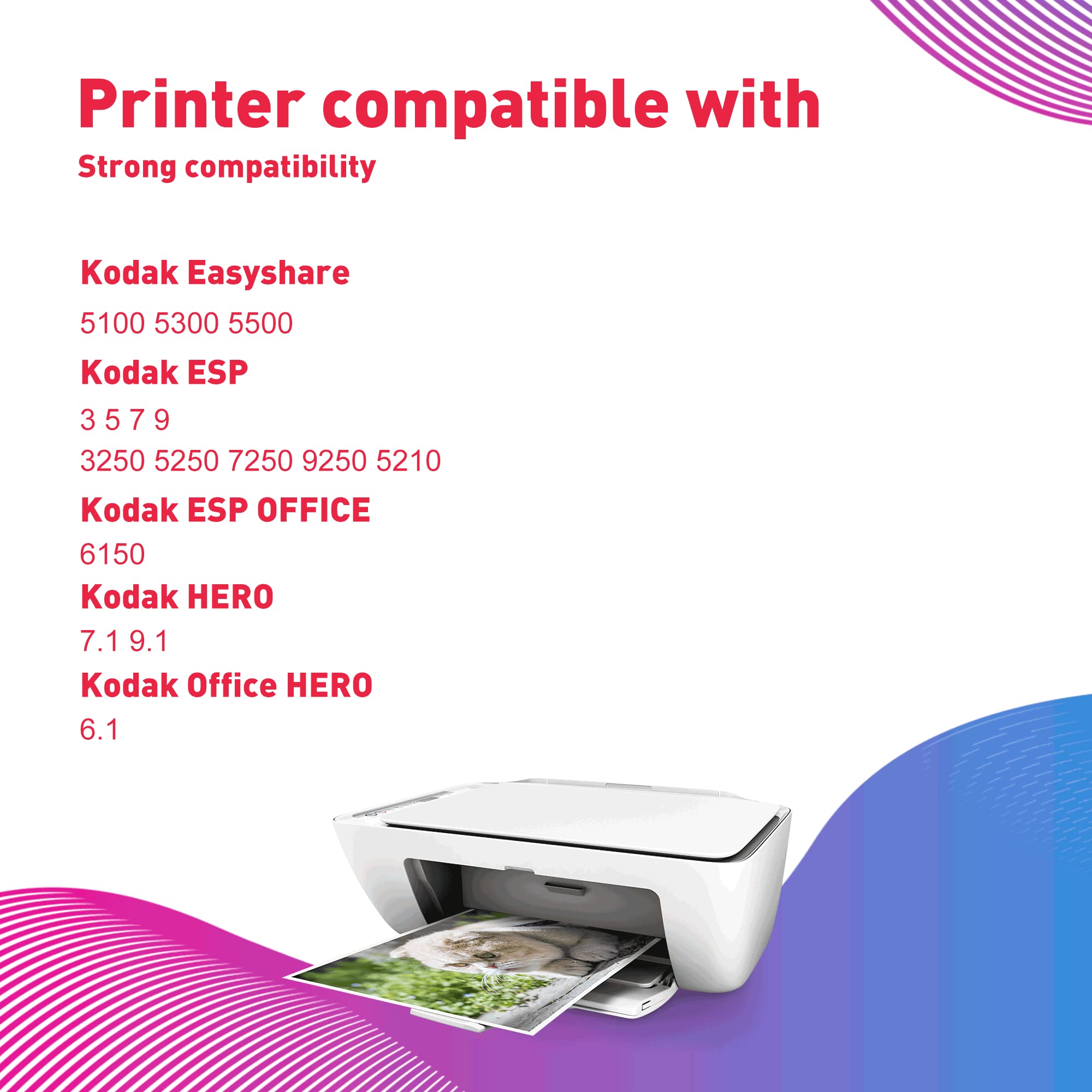 Kodak 10b 10c Combo Ink Cartridge 