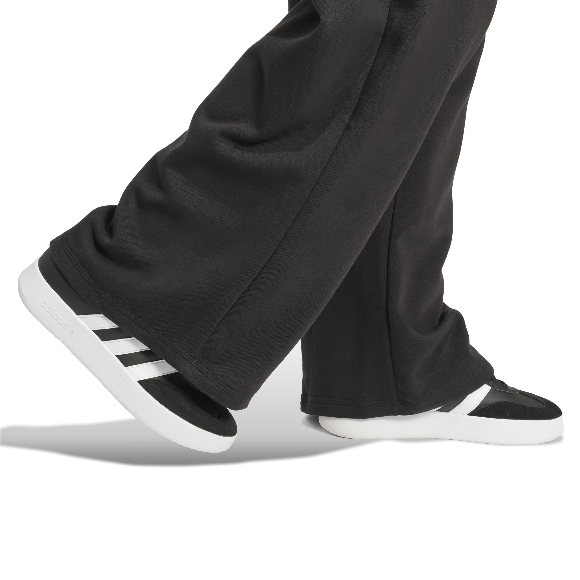 adidas Essentials Small Logo Feel Cozy Open Hem (Plus Size) - Spodnie golfowe Kobiety