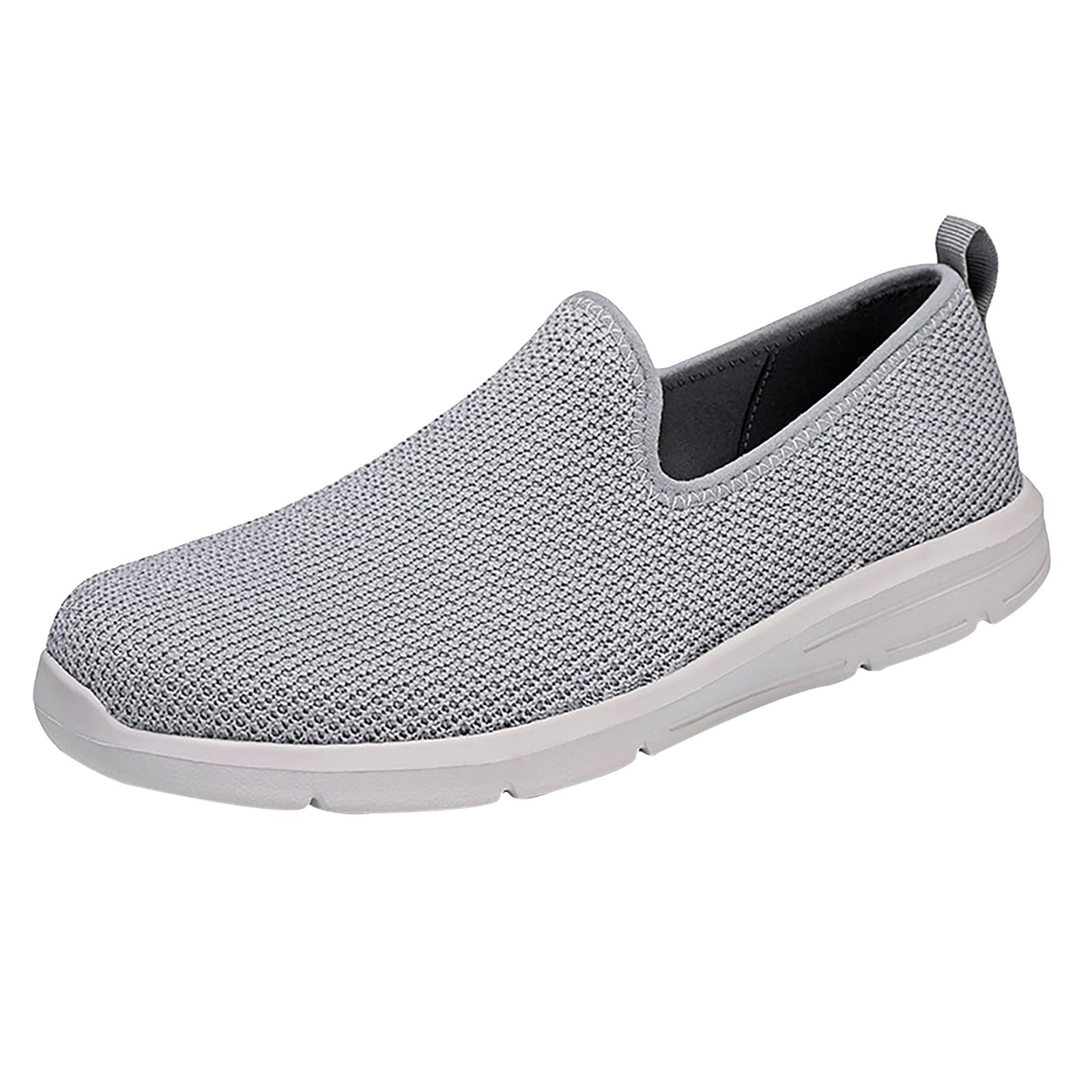 Chaussures de loisirs pour homme - Noir - Chaussures de sport d'extérieur - Maille légère et respirante - Semelle souple - Chaussures de course à pied - Chaussures de randonnée en plein air