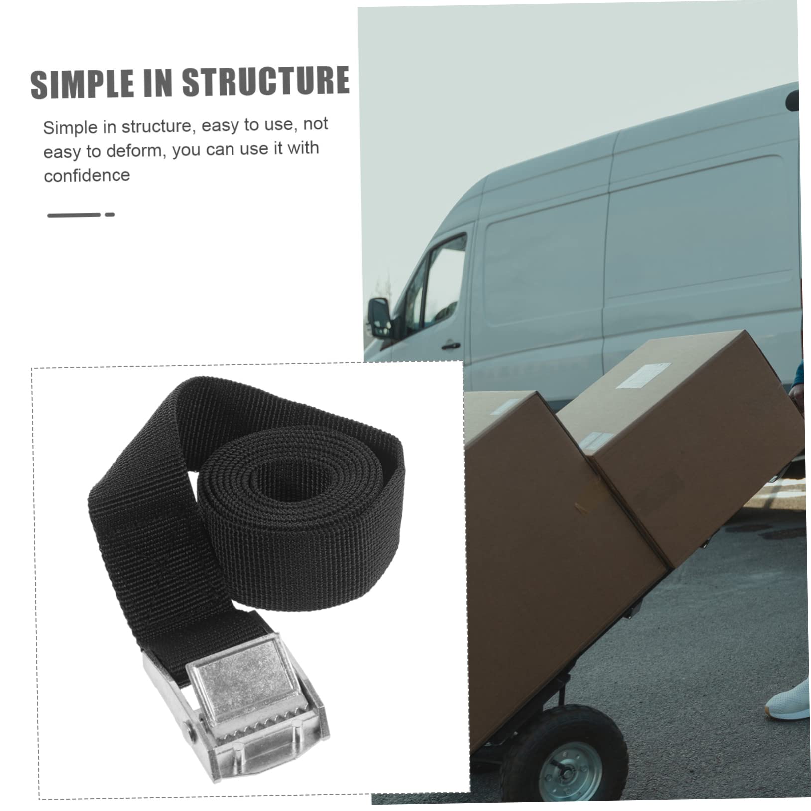 8pcs Cinghie di fissaggio a cricchetto Cinghie per bagagli per valigie Cinghia regolabile Cinghie di ancoraggio per camion Cinghie con fibbia Cinghie elastiche regolabili Cinghie di ancoraggio per c