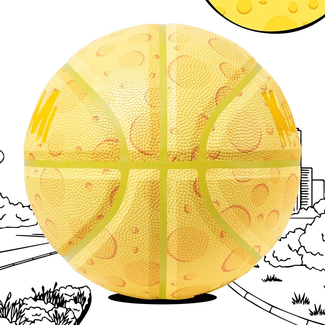 Kuangmi Cool Basketball Personality Streetball for Men Women Teenager Youth