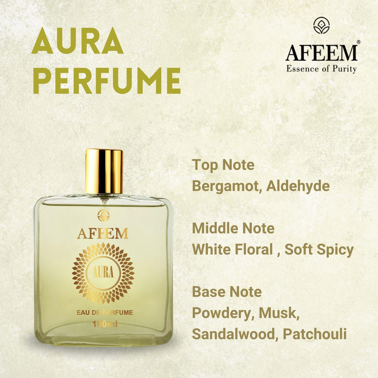 Buy Afeem Aura Premium pour femme Luxury Perfume,Long Lasting Eau
