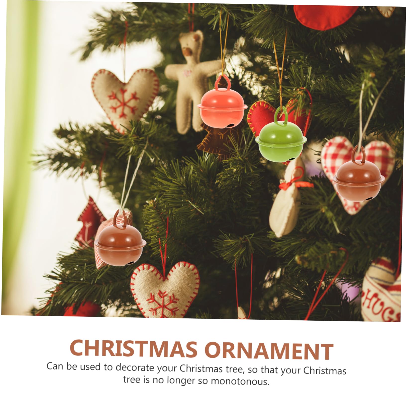 Lurrose 200 Pz Ornamento della Campana di Natale Delicate Campane Fai da Te Piccole Campane per L'artigianato Artigianali Portatili Mini per L'artigianato Metallo