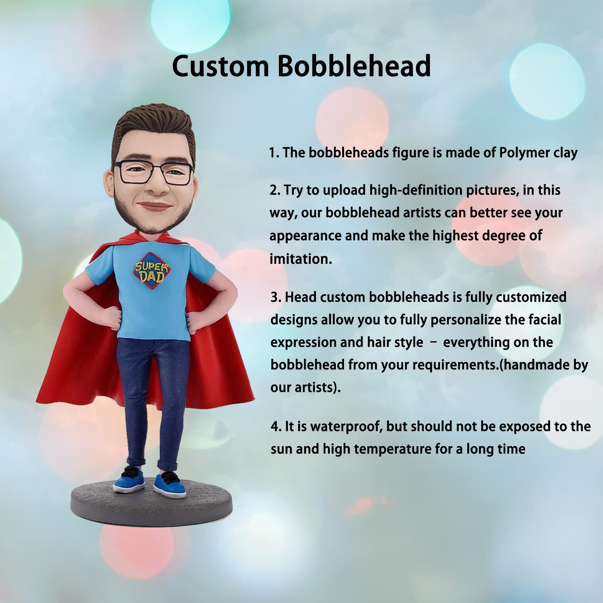 Personaggio Bobblehead personalizzato Bobbleheads,Bambola personalizzata per giocatori di baseball,Migliori regali personalizzati per il giorno del Ringraziamento Natale Compleanno Festa della