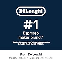 Vista 2 de De'Longhi Jarra espumadora de leche, acero inoxidable negro mate, 17 onzas