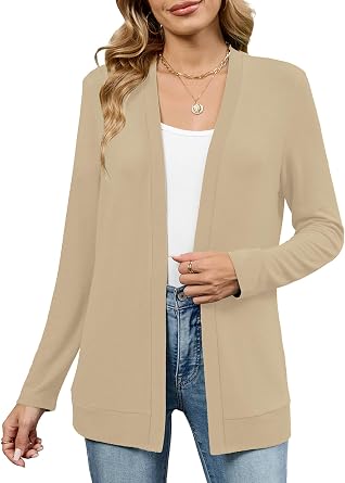Heymoments Cardigan for Women Long Sleeve Lightweight Sweaters