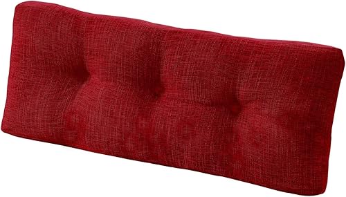 downluxe Cojín de banco de interior para muebles de interior, antideslizante, con textura copetuda, de espuma viscoelástica, 36 x 14 x 4 pulgadas,