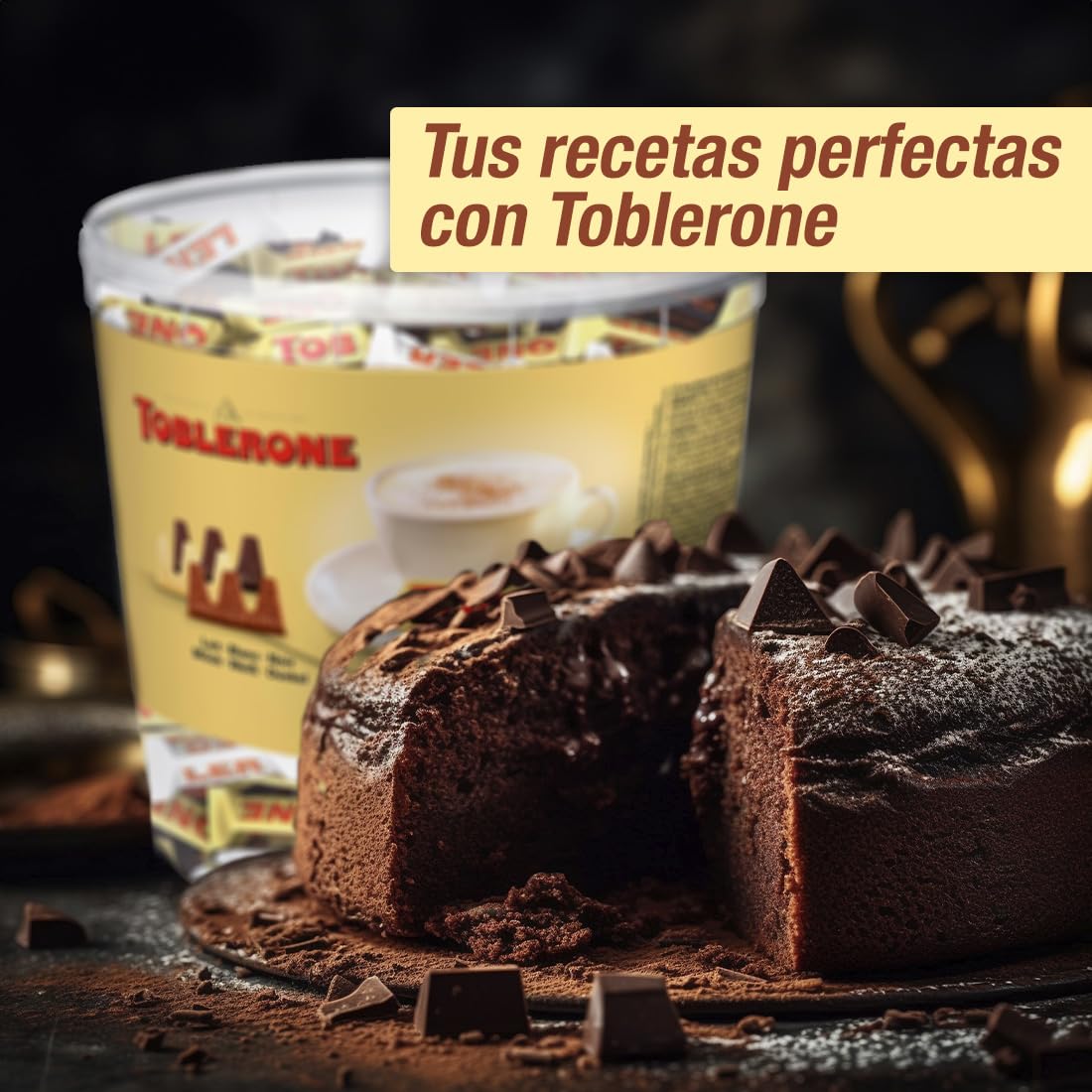 Toblerone Mix Chocolates Suizos - 3 Packs x 904g - Surtido Mini Chocolatinas Leche, Blanco y Negro con Turrón de Miel y Almendras