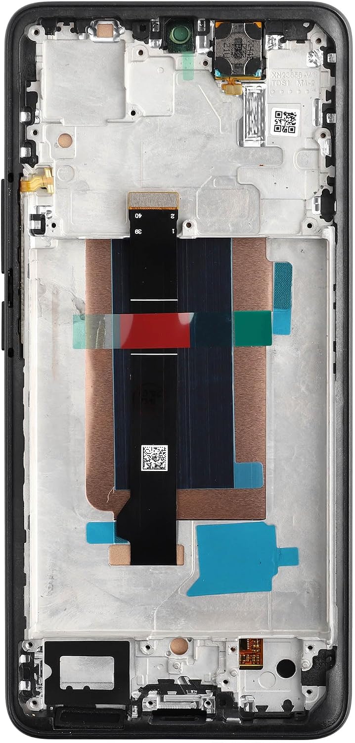Duotipa 6.67" TFT Display for Redmi Note 13 Pro+ (Black with Frame) LCD Display Touch Screen Digitizer Assembly Replacement with Tool Sets - No Fingerprint Support