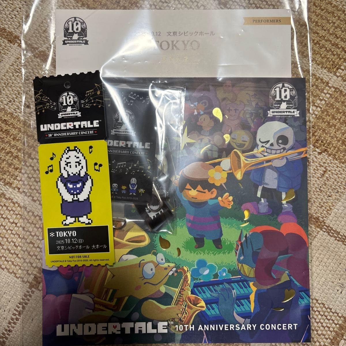 GENERIC☆【完売間近】 UNDERTALE 10TH ANNIVERSARY CONCERT SS席 特典 一式