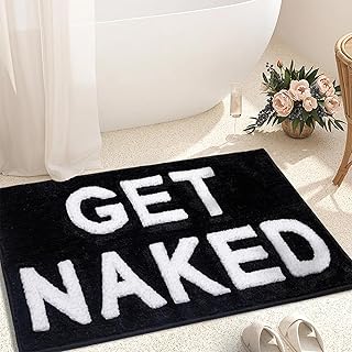 Get Naked Bath Mat Cute Bathroom Rugs 16