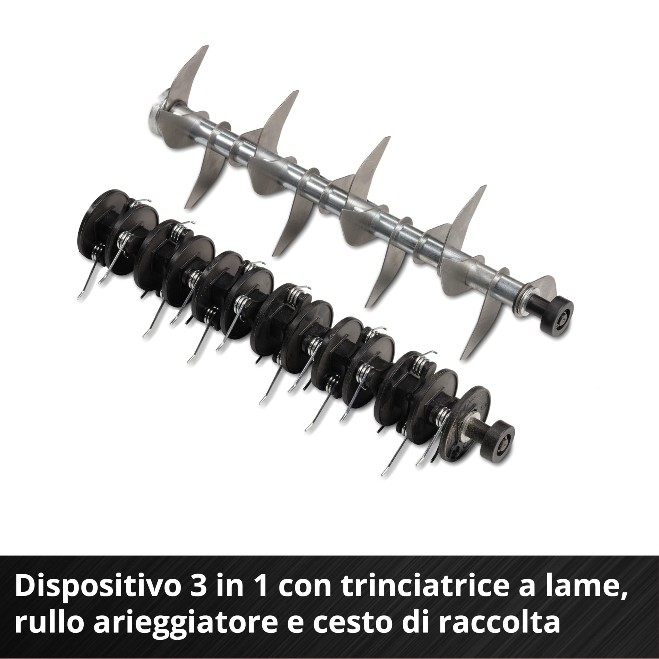Einhell GE-SA 36/35 Li-Solo Power X-Change Ventilatore a batteria 36V motore brushless rullo 35 cm sacco 28 l