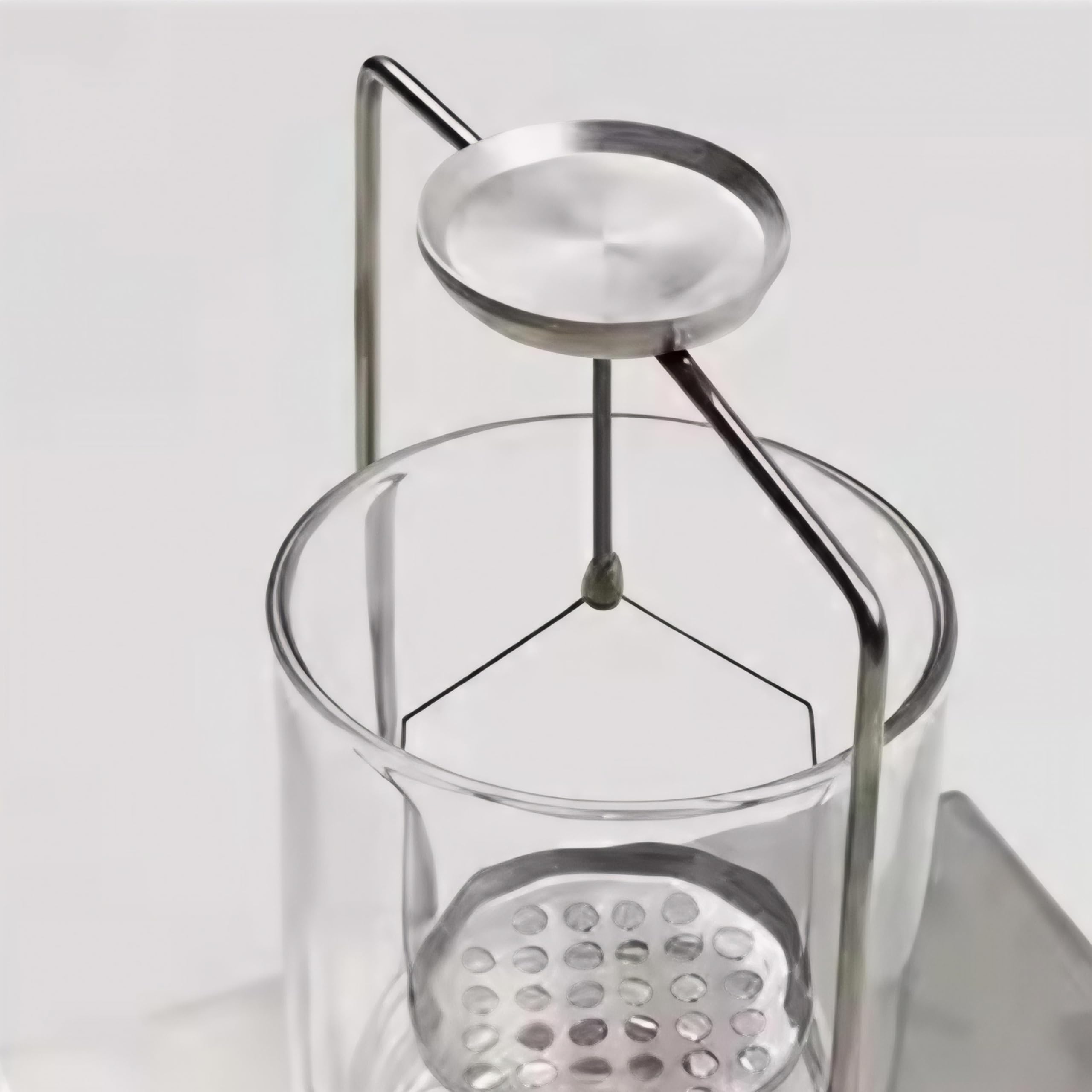 Marco De Densidad Y Gravedad Específica, Balanza De Precisión para Determinación De Densidad De Líquidos Y Sólidos, Compatible con Todo Tipo De Básculas De Laboratorio.