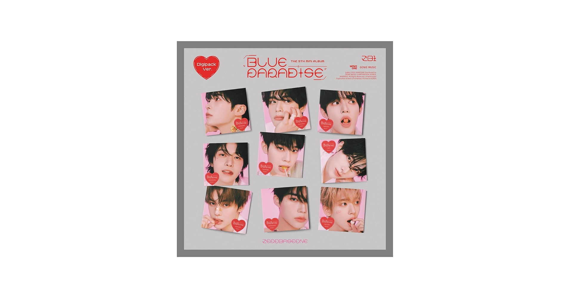 ☆ZEROBASEONE zb1 ゼベワン DIGIPACK シリアル付きALL Amazon.com: ZEROBASEONE BLUE PARADISE 5th Mini Album with