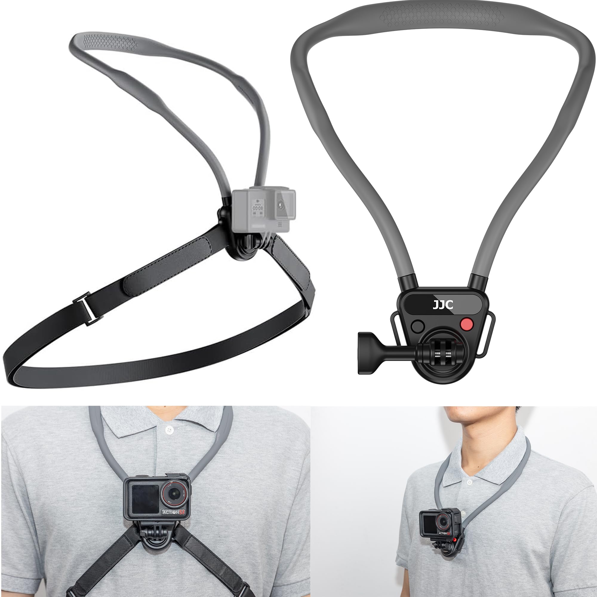 Amazon | 【POV視点｜アウトドア専用】JJC Gopro 首掛けマウント 磁気