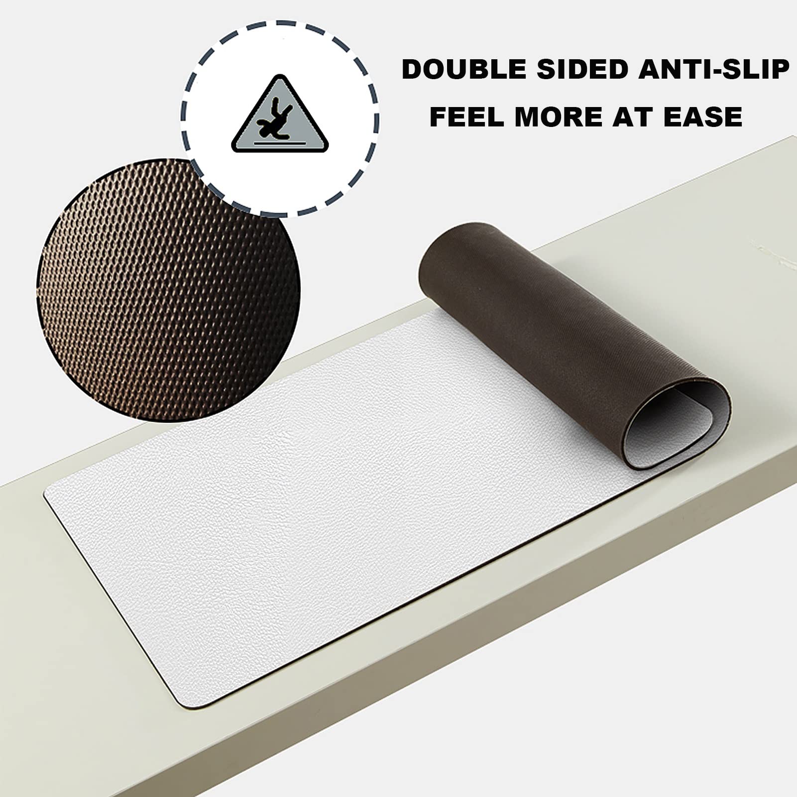 YEARLY Rechteckige Fußmatte,großer PVC-Leder-Türteppich Abstrakter Stil Moderne Willkommensmatte für drinnen und draußen rutschfeste Wischmatte Türteppich (Color : E, Größe : 80 * 120cm)