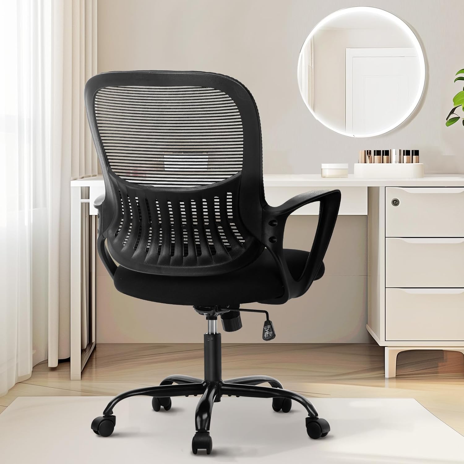 Sweetcrispy Office Computer Desk Managerial Executive Chair