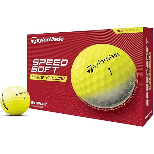 TaylorMade SpeedSoft Golf Balls, Maximum Distance with Ultra-Soft Feel, Perfect for Off the Tee and Around the Green